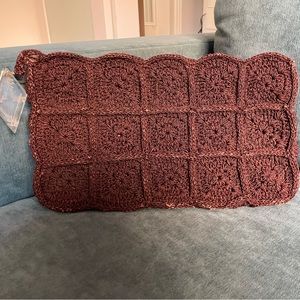 Vintage brown clutch with great Cochet style detail.